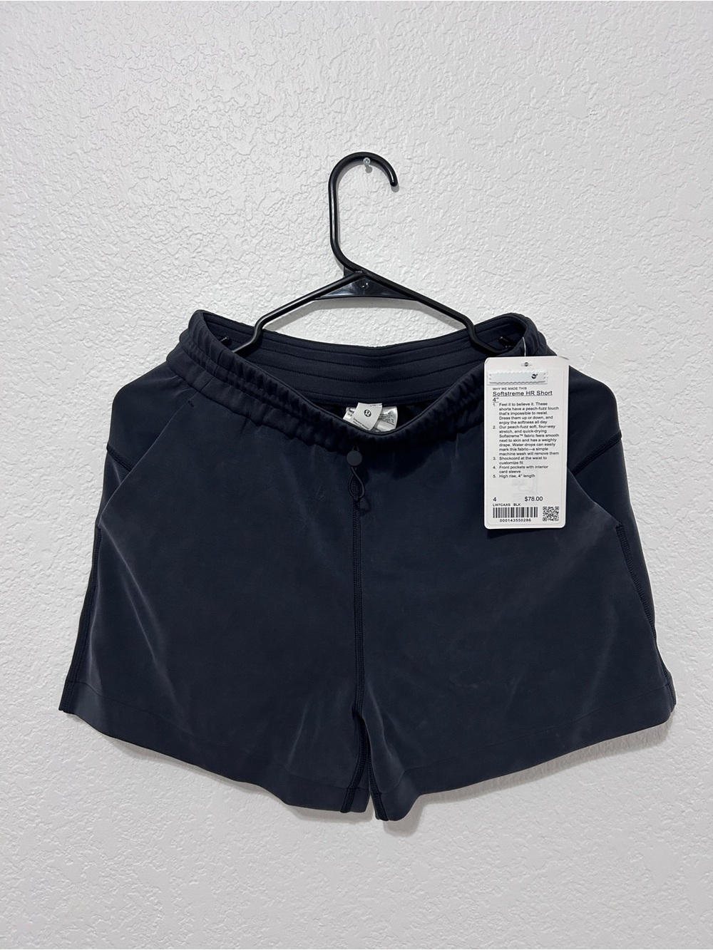 lululemon athletica Black Athletic Shorts with Elastic Waistband